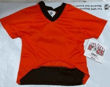 NEW All Star Dogs Philadelphia Flyers Athletic Mesh Dog Jersey, Orange sz S $34