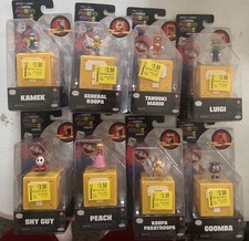 Super Mario Bros Movie Mini Figures Jakks 2023 Nintendo Mario Lot Of 8