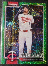 2026 Topps Series 1 Celebration #68 Trevor Larnach Confetti Lime Green Twins