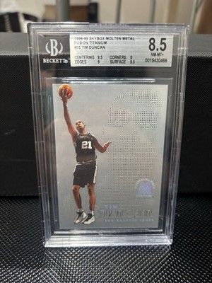 1998-99 Skybox Molten Metal Fusion Titanium Tim Duncan