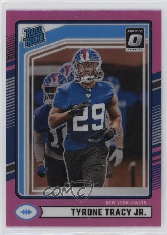 2024 Panini Donruss Optic Preview Pink Prizm Tyrone Tracy Jr Rookie RC