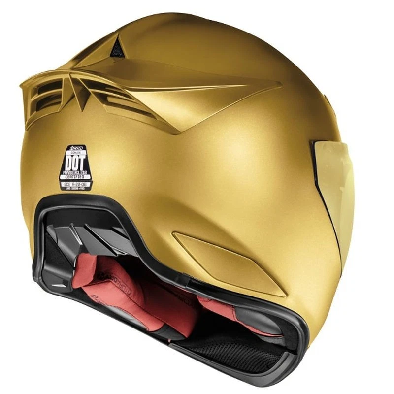 Casco de motociclismo callejero cara completa Icon Domain - Elige talla y color Foto 4 de 4