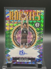 2025-26 Topps Finest Basketball Nolan Traore  Rookie Auto Green Geometric /75