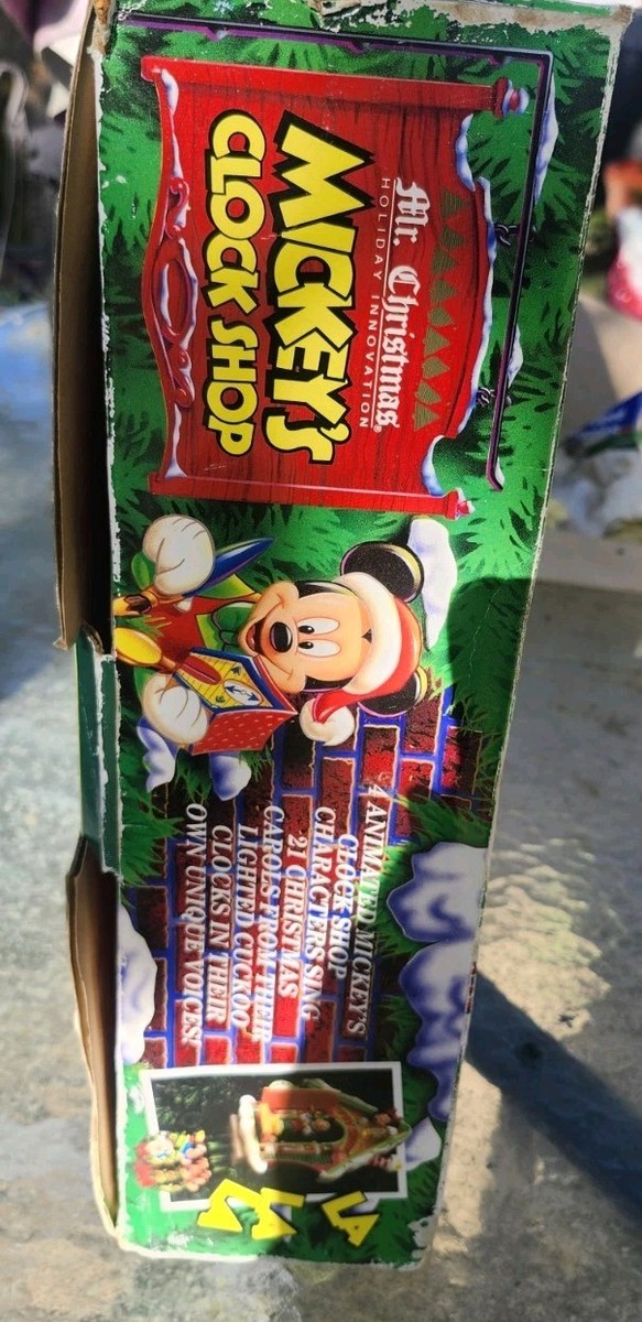 ミスター・クリスマス ミッキーの時計屋さん　ディズニー Mr. Christmas 1993 Mickey's Clock Shop for sale online | eBay