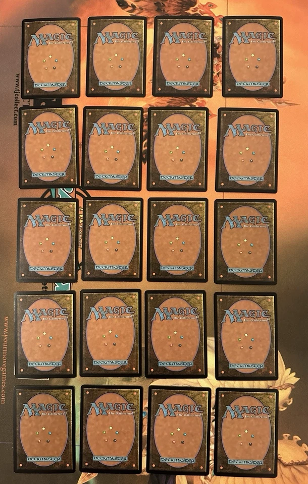 MtG: Eighth Edition Foil Basic Lands, set of 20 - NM- - Image 2 of 3