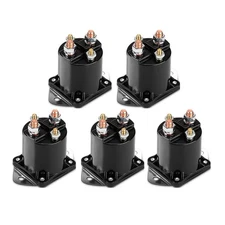 5pcs Solenoid for Club Car DS Golf Cart Part 36V 1976-1998 4 Terminal Club Car
