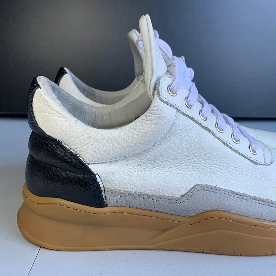 Кроссовки мужские Filling Pieces Barneys Edition размер 41 США 8 белая телячья кожа обувь - Изображение 2 из 4