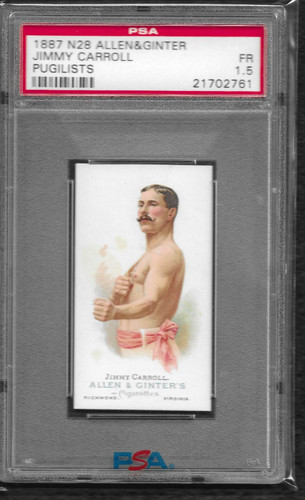 1887 N28 Allen & Ginter #11 Jimmy Carroll — PSA 1.5