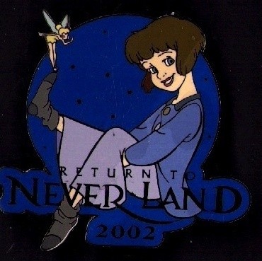 Disney Jane Tinkerbell on Toe Peter Pan Return to pin