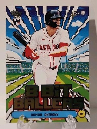 2026 Topps Celebrations 8 Bit Baller Roman Anthony Red Sox RC 8B-2