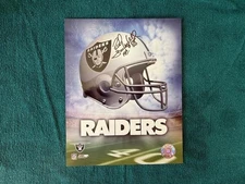Rod Barksdale signed Raiders 8x10 photo - Arizona, Cowboys