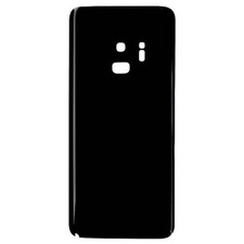 Back Glass with Camera Lens for Samsung Galaxy S9 Black Aftermarket Rear Lens