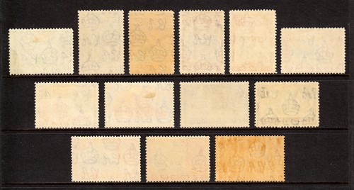 ISOLE SALOMONE — SCOTT 67-79 — 1939-51 KGVI SET PITTORICO — MH — SCV $57 - Foto 2 di 2