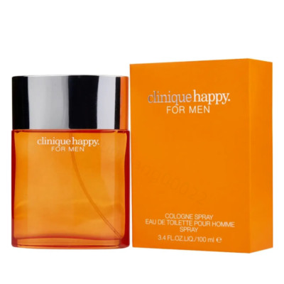 CLINIQUE HAPPY Pour Homme Cologne edt for Men 3.4 oz 3.3 New in Box~