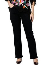 DG2 by Diane Gilman New Classic Stretch Utility Pocket Trouser Black