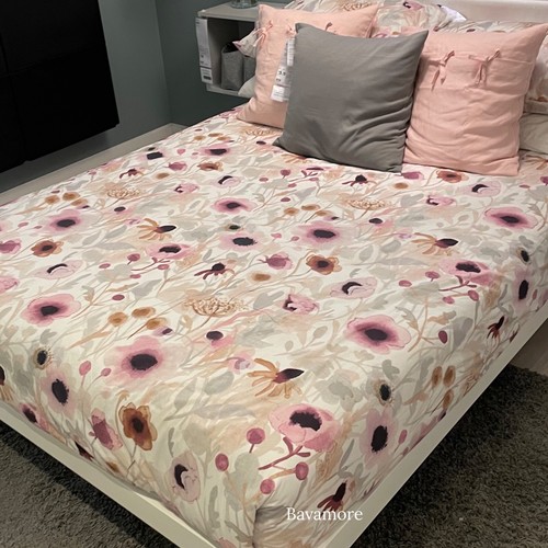 Ikea LÖNNHÖSTMAL Duvet cover and pillowcase(s), multicolor/floral