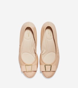 cole haan emory leather wedge pump