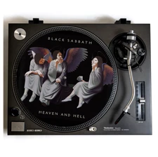 BLACK SABBATH Turntable Slipmat for Vinyl Records 12” DJ Slip Mat heavy metal