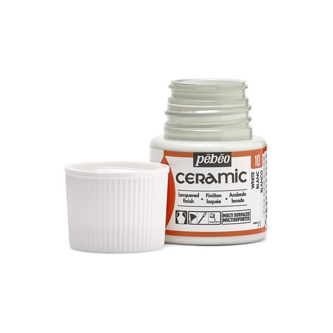 Colore Ceramic Ml45 A Freddo 010-Bianco | Pebeo