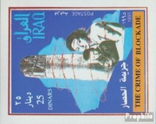 irak Bloc 72 (complète edition) neuf avec gomme originale 1995 Embargo