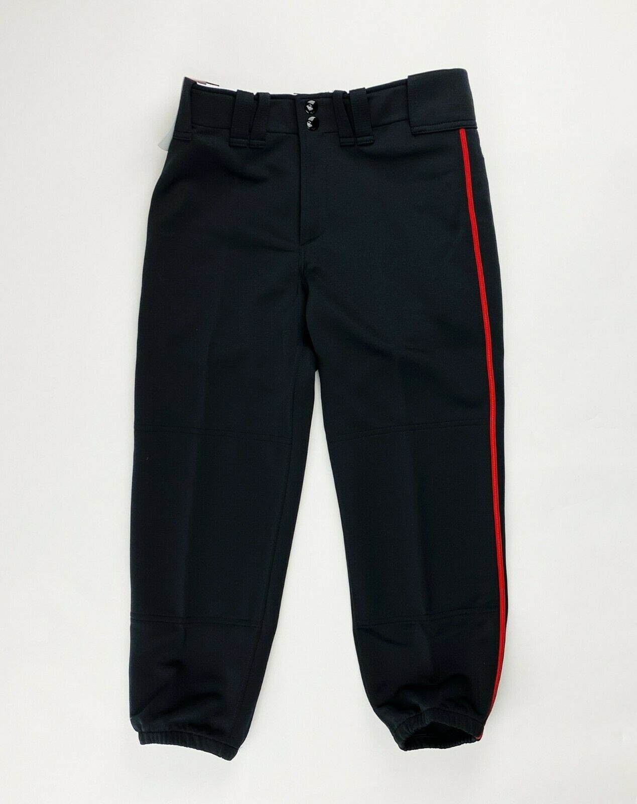 Mizuno Softball Knee High Pant Black Red Piping Women's Medium 350314 eBay