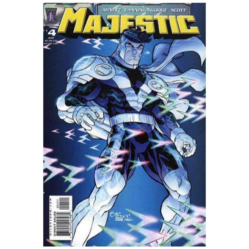 Majestic (2005 series) #4 in Near Mint condition. DC comics [r.