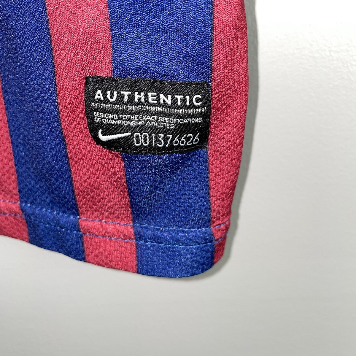 カタール　NIKE FCB メッシ　ユニセフ　サッカー　ユニフォーム EUC Nike Mens Dri-Fit FCB Barcelona Soccer Jersey Qatar