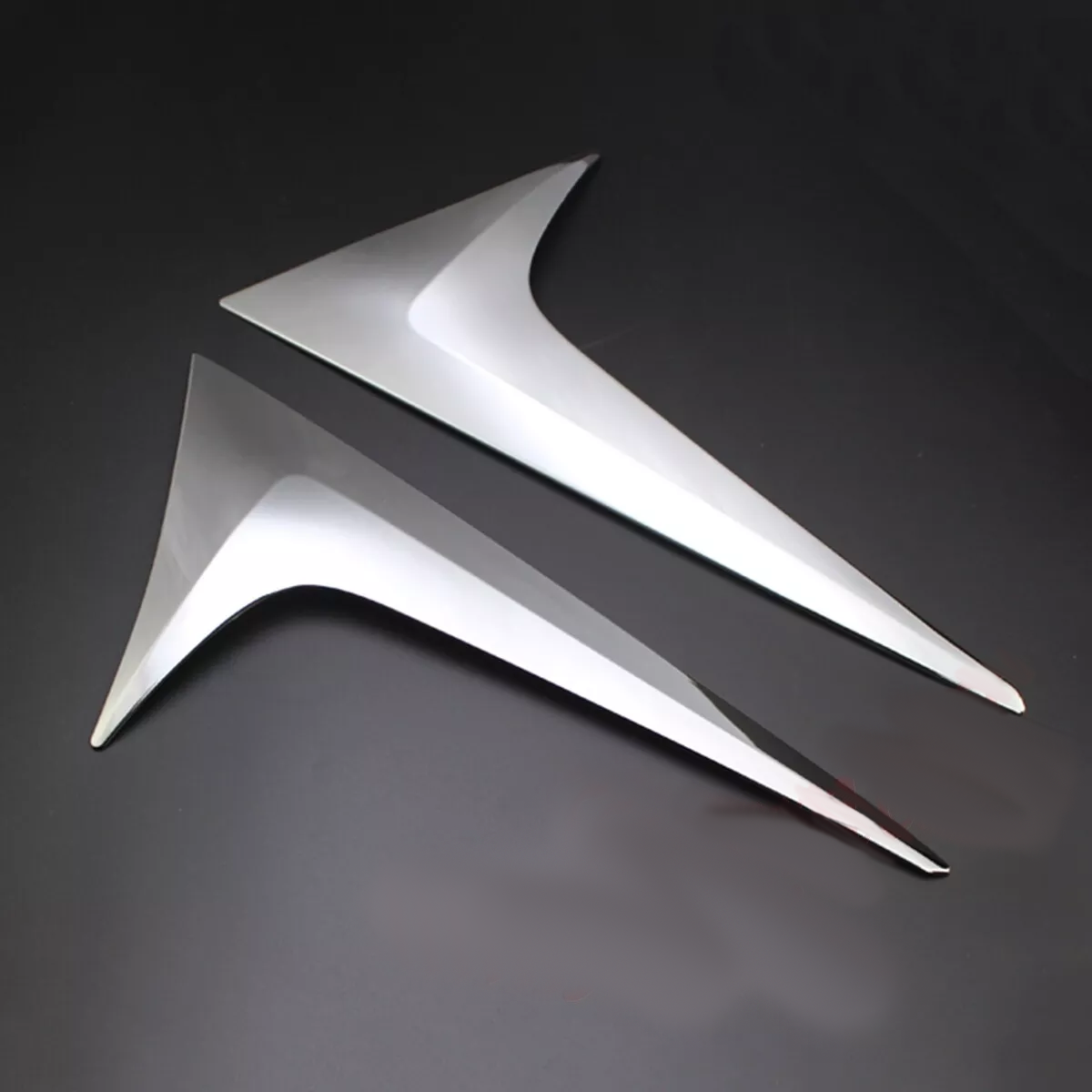 Chrome Rear Racing Wing For 2017-2025 Mazda CX-5 Chrome Rear Window Spoiler Wing Cover Trim ...