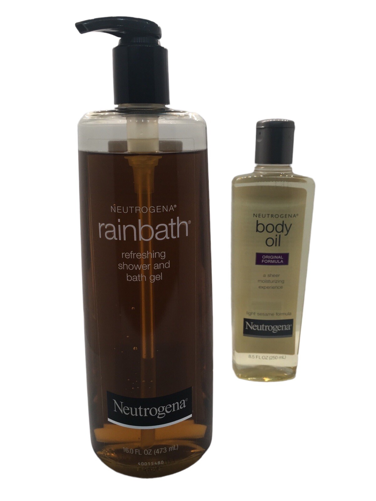 Neutrogena®Rainbath® Shower & Bath Gel 16 fl oz + Neutrogena® Body Oil