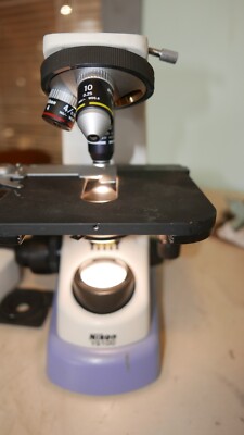Nikon YS100 Microscope with Damaged Head for Parts or Repair