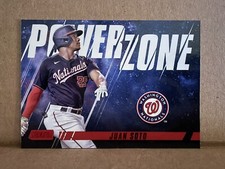 Juan Soto 2022 Stadium Club Power Zone Insert Red Case Hit Nationals Yankees