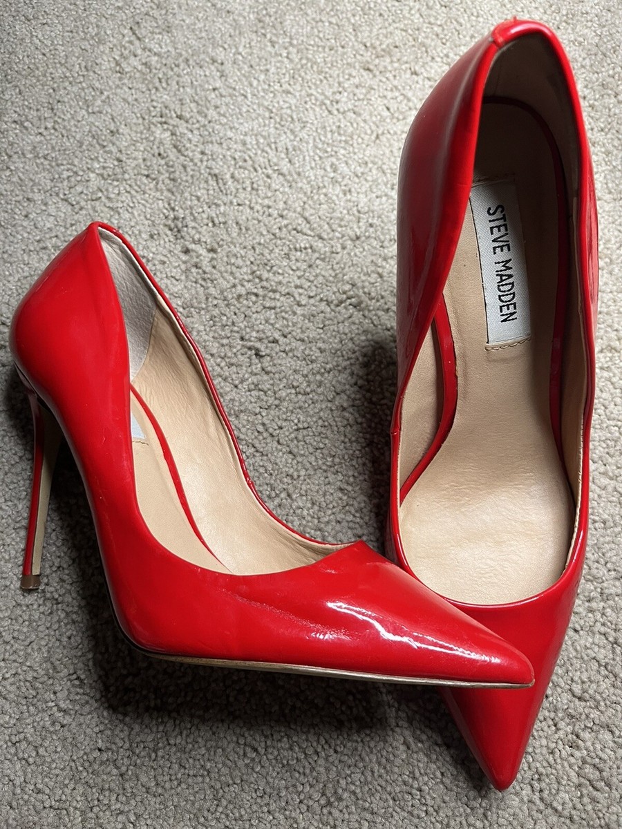 Steve Madden Red Stilettos Steve Madden Red Patent Leather High - Main Image