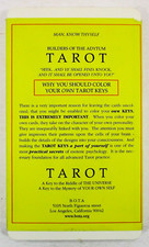 RARO, NON COLORATO! "Costruttori dei Tarocchi Adytum" 1997 22 + 2 Carte Mazzo 2/Manica