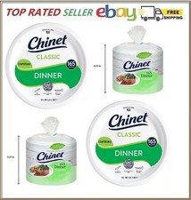 2 Pack - Chinet Classic Dinner Paper Plates, 10-3/8", 165 ct.
