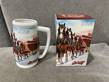 2008 Anheuser Busch Clydesdales 75 Years of Proud Tradition Stein w Original Box