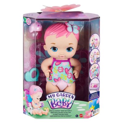 Mattel GYP10 - My Garden Baby - Puppe mit Jasminduft, 30 cm, Schmetterling