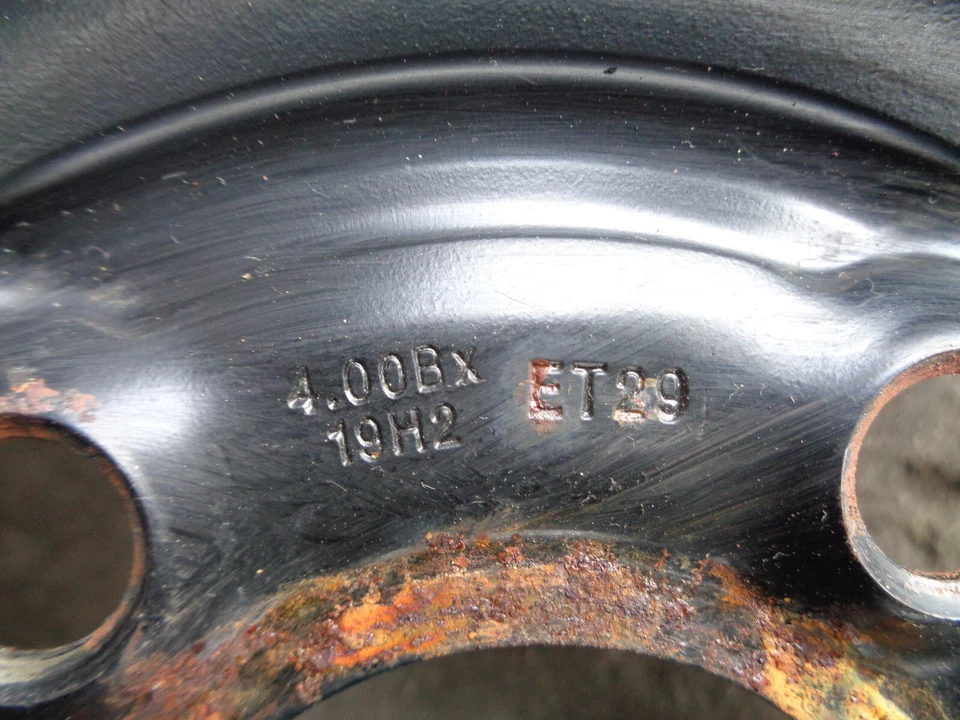 Notrad 8K0601027D 125-70R19 4.00-19 ET29 Skoda Octavia 1Z Kombi 1.8TFSI Facelift - Bild 3 von 4