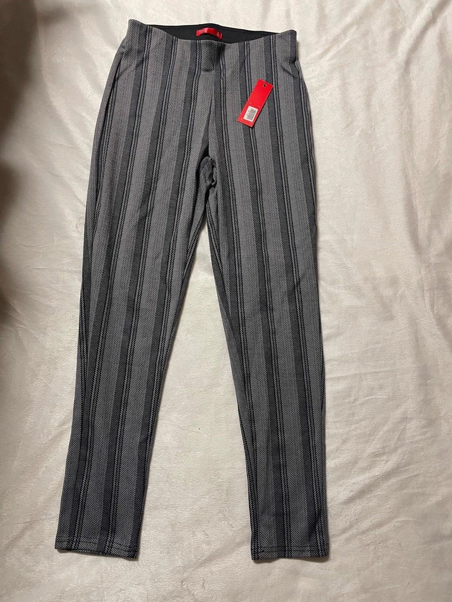 Black striped best sale pants
