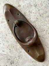 11.5" ANTIQUE c.1937 BRONZE SURFBOARD DOORKNOCKER Surf Culture Surfing