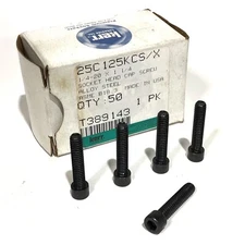 * 5 Qty Kerr Lakeside 25C125kcs 1/4"-20 X 1-1/4" Oxide Alloy Steel Socket Head