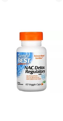  Doctor BEST. NAC Detox Regulators Helps Support Cellular V Caps Exp:03/2026