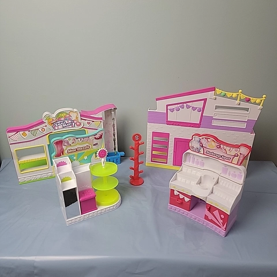 Shopkins Small Mart Супермаркет Макияж Пятно Обувь Ослепительный и Счастливый Домашний Комплект - Изображение 2 из 4