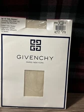 Givenchy 157 Body Gleamers Control Top Pantyhose Size C La Crème New 1990’s USA