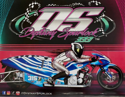 DYSTANY SPURLOCK BMW RR 1000 NHRA PRO STOCK DRAG RACING BIKE