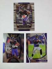 2021 Select PREMIER LEVEL #78 Tylan Wallace + #78 + Absolute #136 Rookie RC