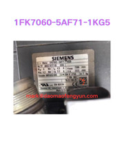 1FK7060-5AF71-1KG5 Used servo motor test OK, fast shipping, DHL/FEDEX/UPS