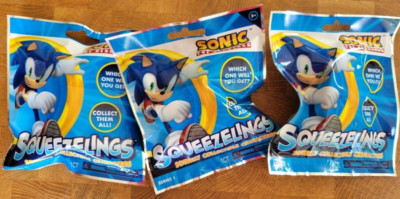 Sonic the Hedgehog ~ Series 1 ~  Squeezelings ~ Blind Bags ~ Set Of 3