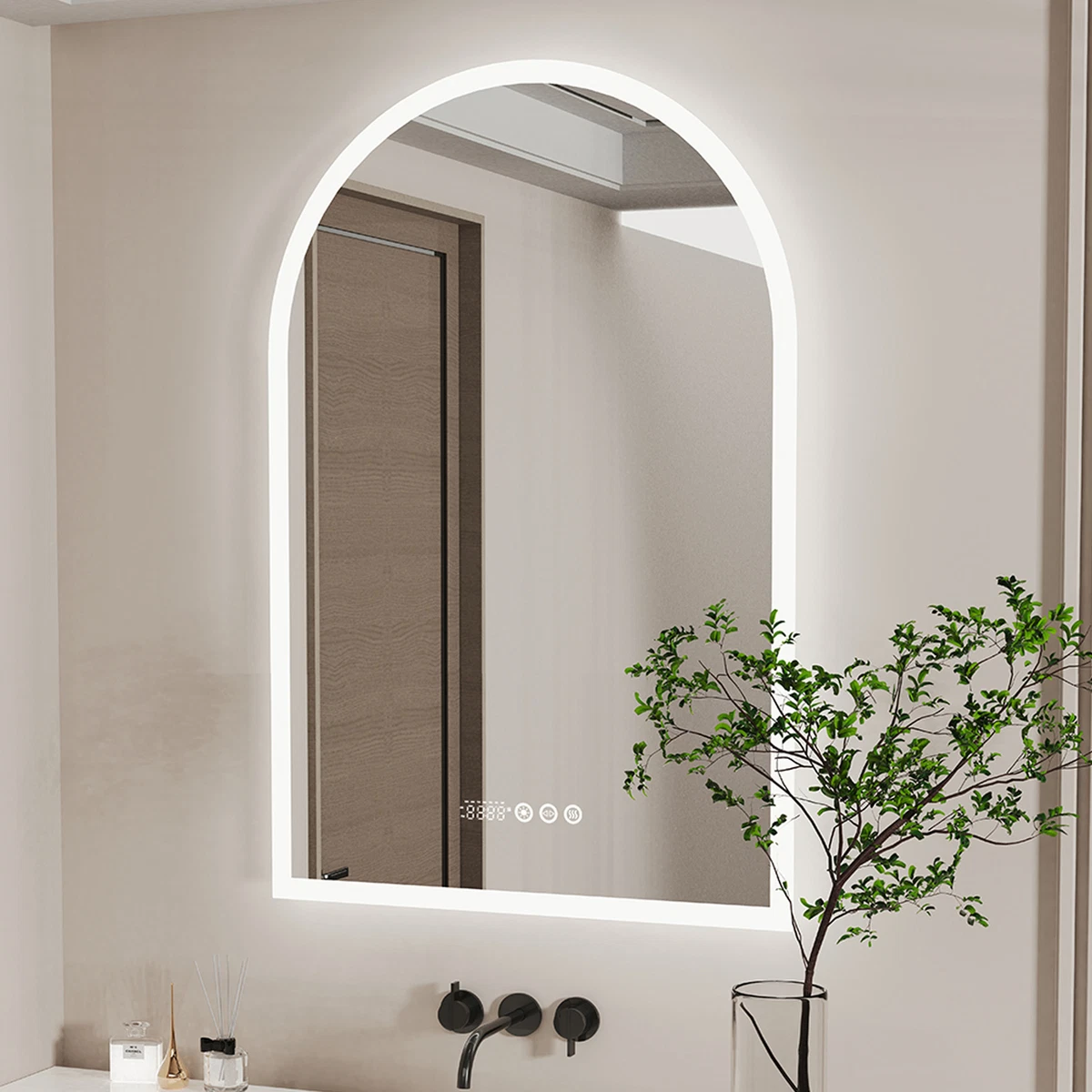 Wired makeup mirror deals