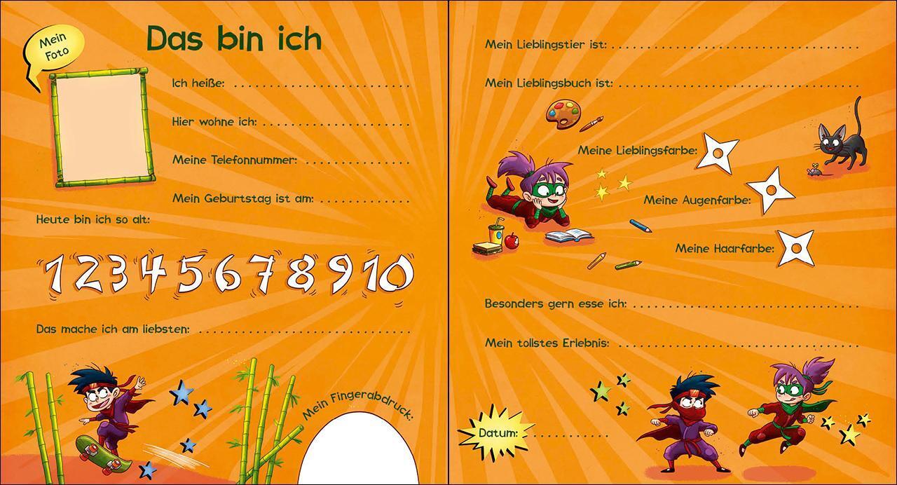 Thumbnail - Meine Kindergarten-freunde (ninjas) | Freundebuch, Eintragbuch Mit