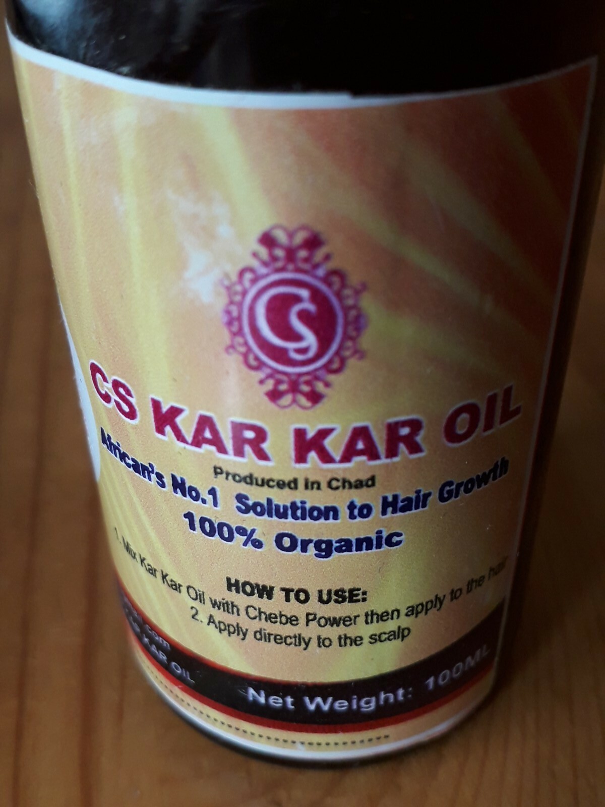 karkar oil hair growth serum. Per capelli naturale 100mg